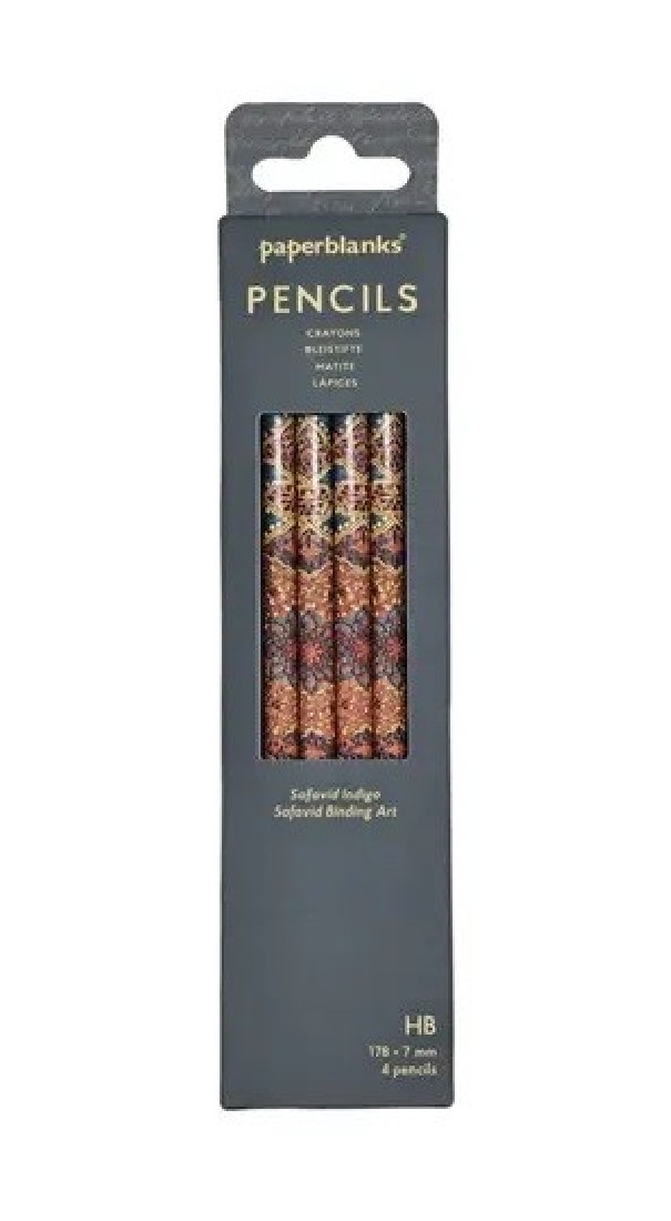 Paperblanks pencils set of 4 Safavid Indigo