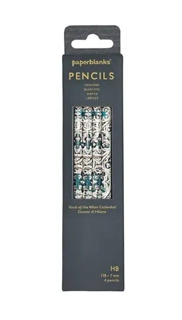 Paperblanks pencils set of 4 Vault of the Milan