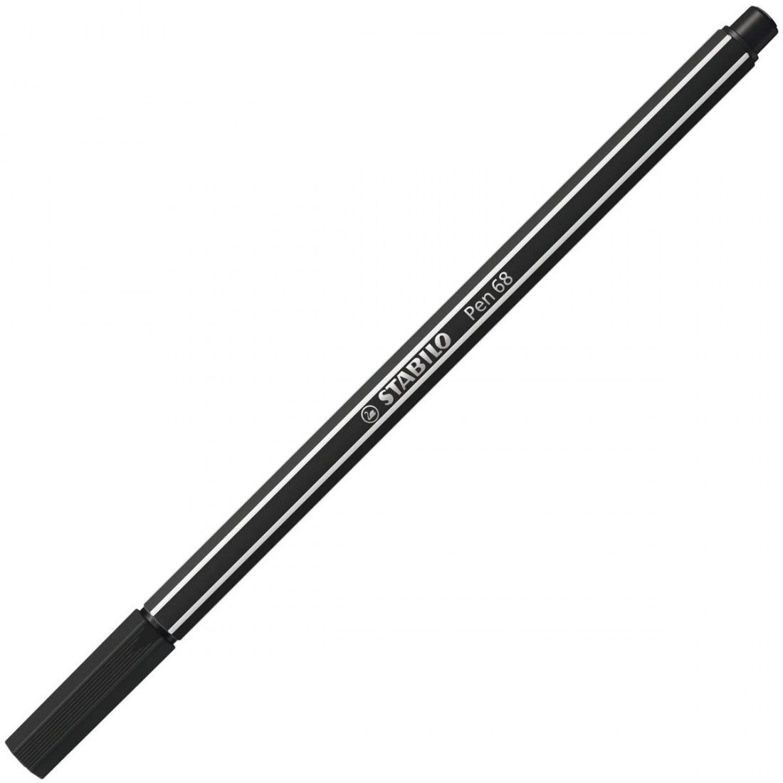 Μαρκαδόρος Pen N68/46 Black Stabilo