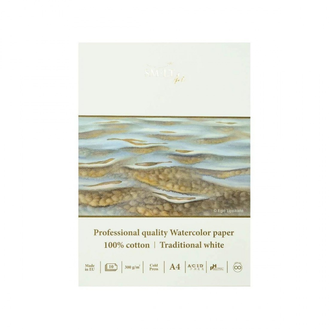 SM-LT ART Watercolor Professional  Pad A4 300 gsm 10 sheets 100% cotton Cold Press