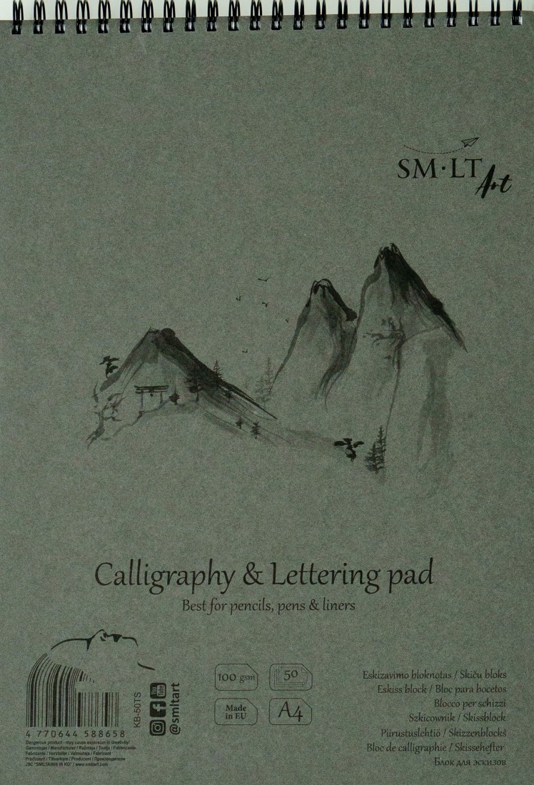 SM-LT ART Calligraphy & Lettering Pad A4 50sh 100gsm