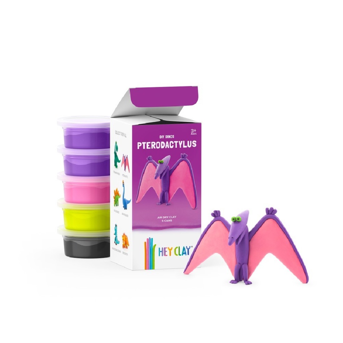 Κατασκευή με πηλό Claymates Pterodactylus 50135 Hey Clay