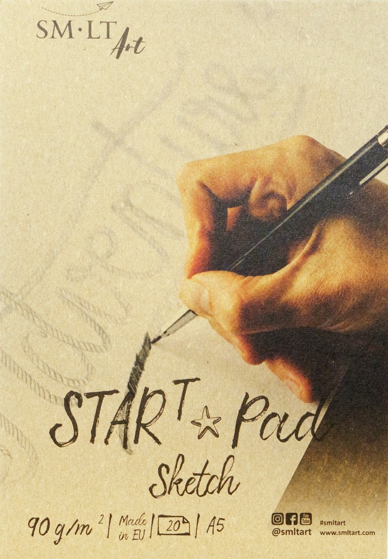 SM-LT ART Start Pad A5 20sh 90g/m2
