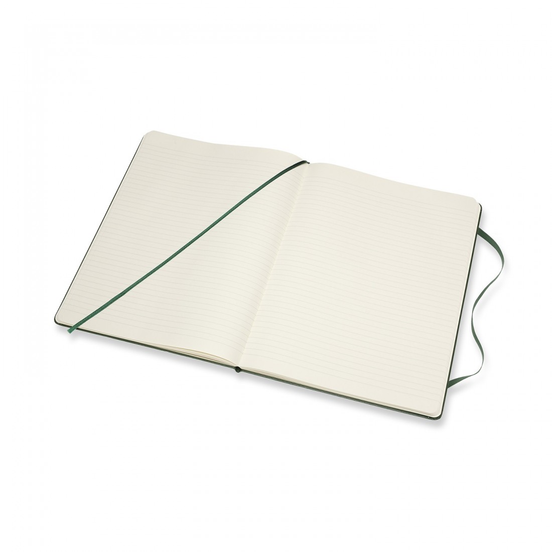 Notebook Extra Large 19x25 Ruled Myrtle Green Hard Cover Moleskine MM