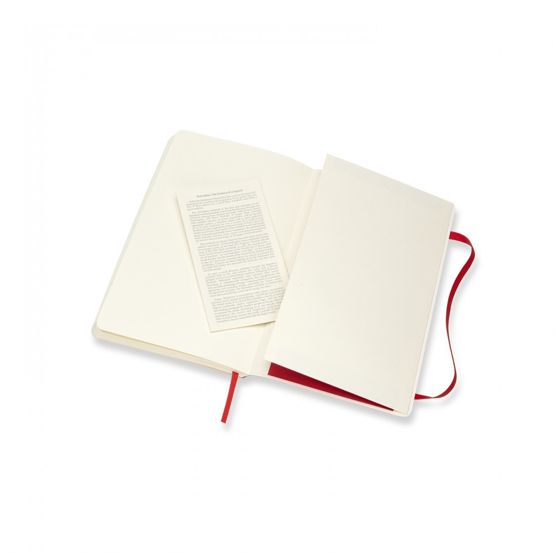 Notebook Large 13x21 Plain Red Soft Cover, Moleskine