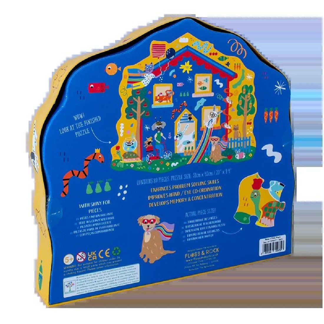 Puzzle 80 τμχ. Pets 47P5977 Floss & Rock