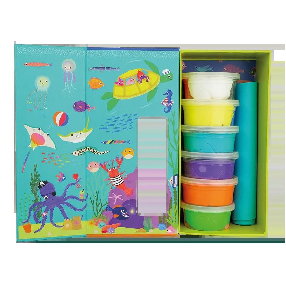 Κατασκευή με πηλό Clay & Play Ocean 50P6135 Floss & Rock.