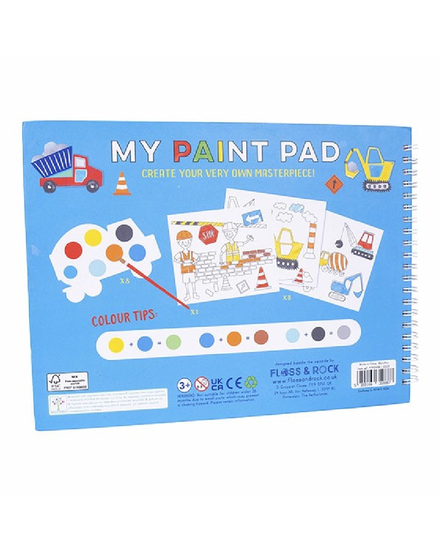 My paint pad Construction 47P5988 Floss & Rock (Μπλοκ ζωγραφικής)