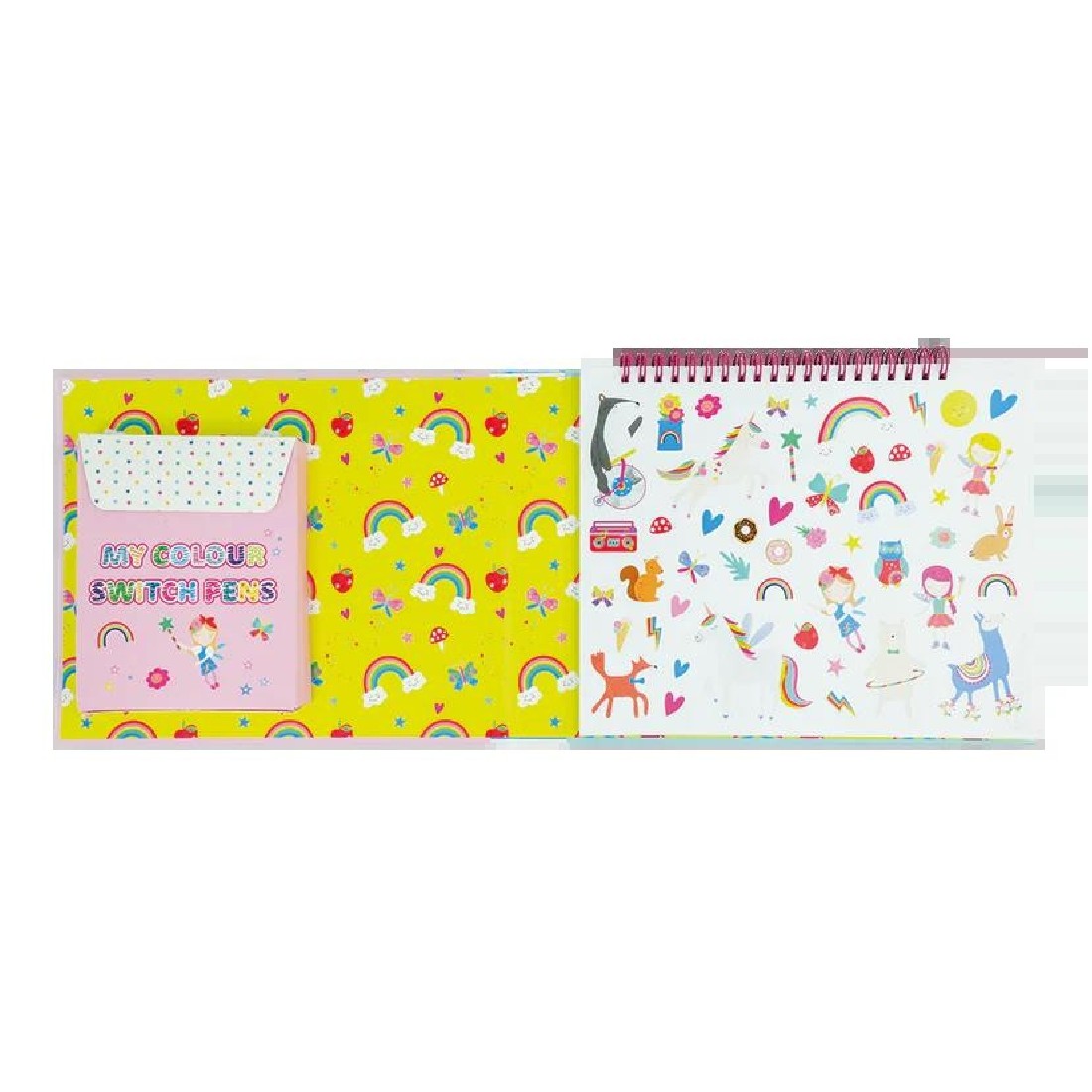 Μπλοκ ζωγραφικής Rainbow Fairy 50P6140 Floss & Rock