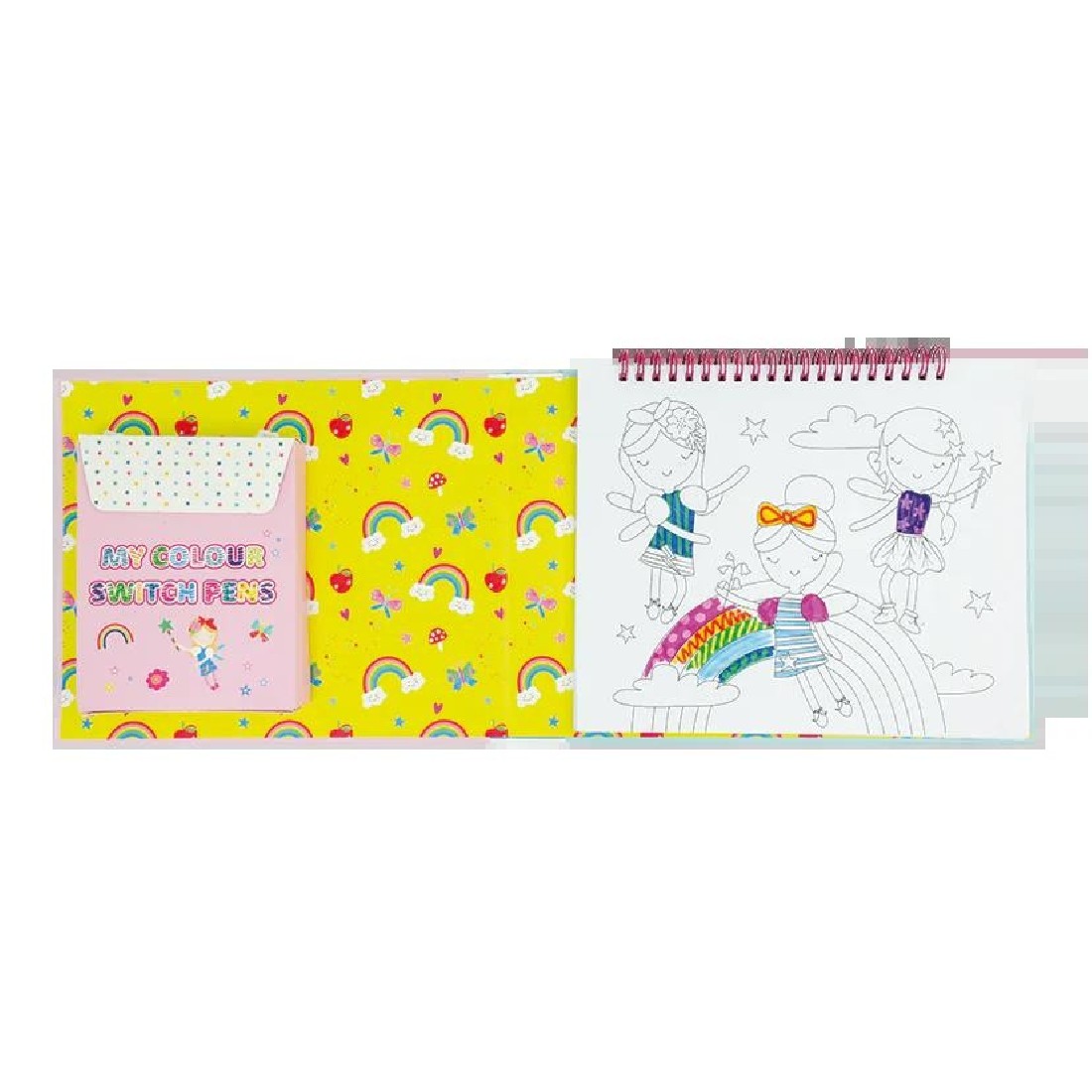 Μπλοκ ζωγραφικής Rainbow Fairy 50P6140 Floss & Rock