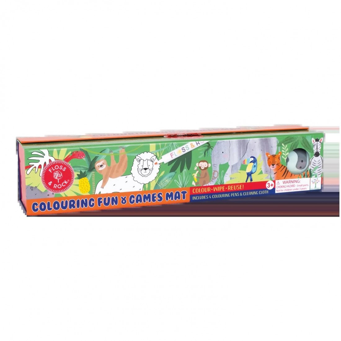 Ρολό ζωγραφικής και δραστηριοτήτων Jungle 49P6077 Floss & Rock