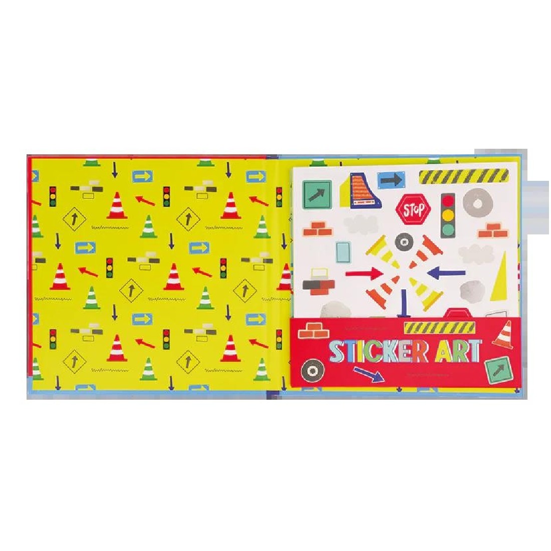 Χειροτεχνία με αρωματικά αυτόκολλητα Construction 50P6164 Floss & Rock