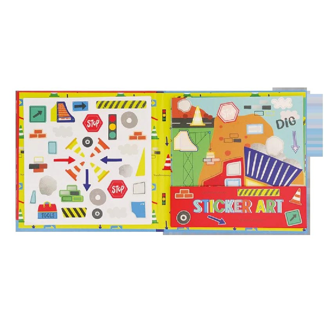 Χειροτεχνία με αρωματικά αυτόκολλητα Construction 50P6164 Floss & Rock