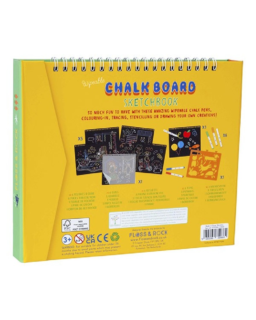 Μπλοκ σχεδίου μαυροπίνακας Pets 47P5966 Floss & Rock