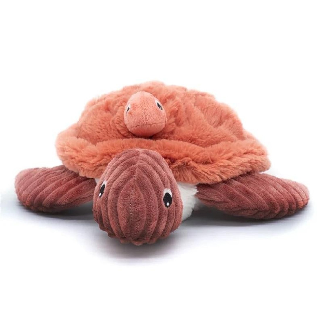 Sauvenou turtle plush mother and her terracotta baby Les Ptipotos 73502 Les Deglingos