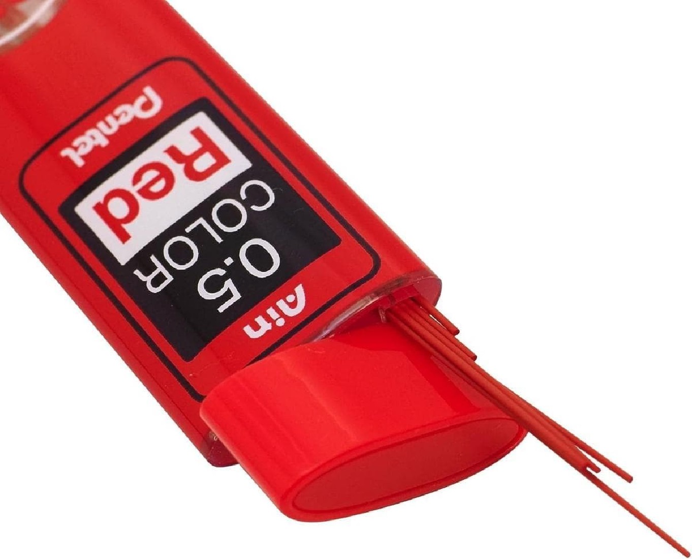 Leads for Mechanical Pencils 0,5mm Color Red 20 pcs Ainstein Pentel