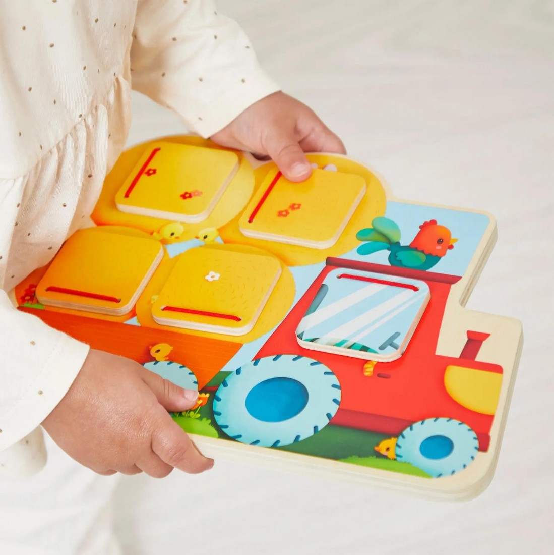 Εκπαιδευτικό παιχνίδι Ψάξε - Βρες Τρακτέρ J07128 Janod