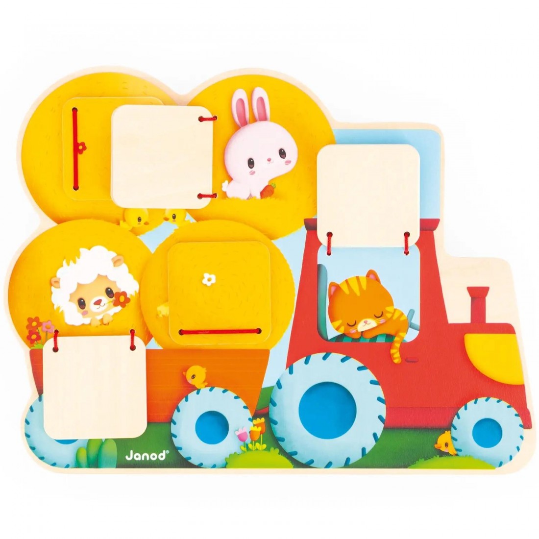 Εκπαιδευτικό παιχνίδι Ψάξε - Βρες Τρακτέρ J07128 Janod