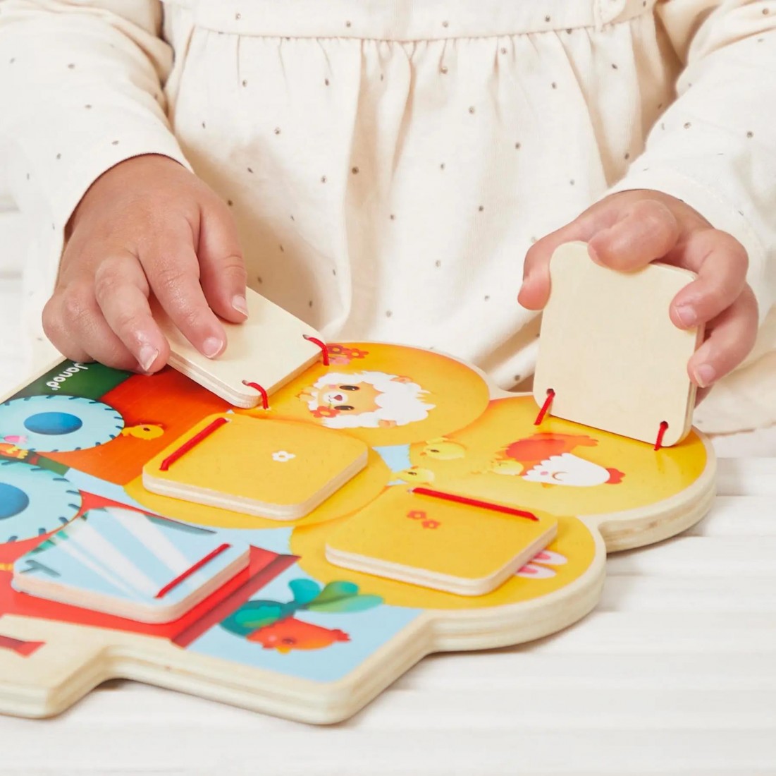 Εκπαιδευτικό παιχνίδι Ψάξε - Βρες Τρακτέρ J07128 Janod