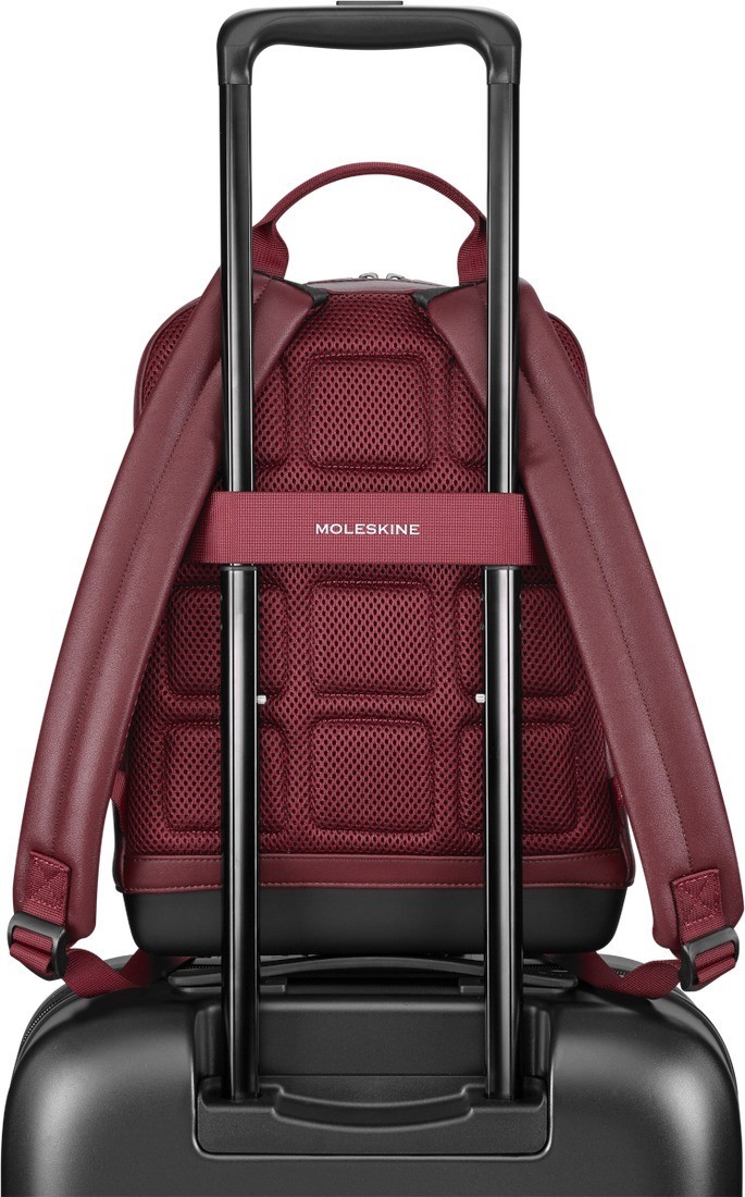 Moleskine Small Backpack 13inches Classic Collection Raspberry Red