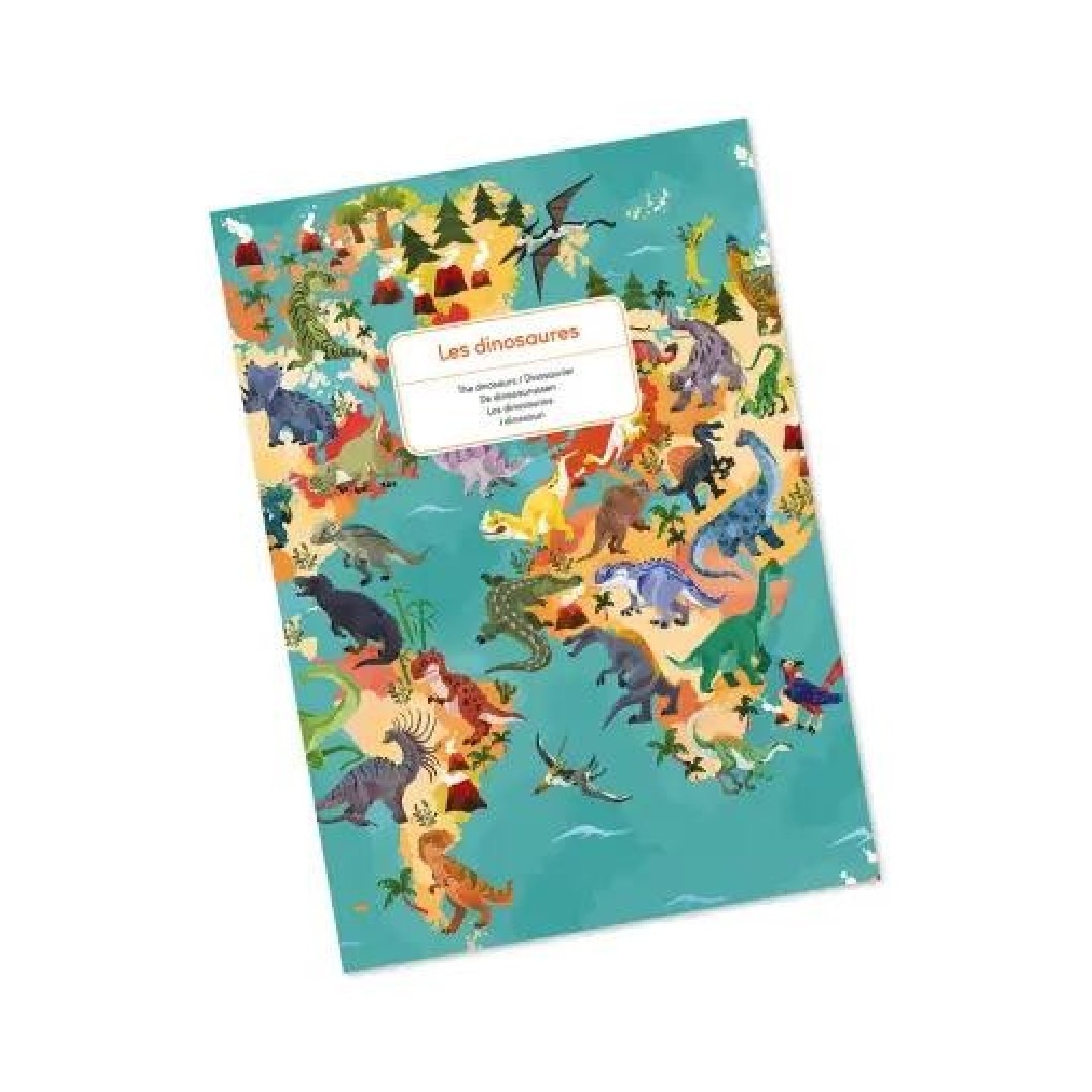 Εκπαιδευτικό puzzle με χάρτινες φιγούρες Οι δεινόσαυροι J02679 Janod