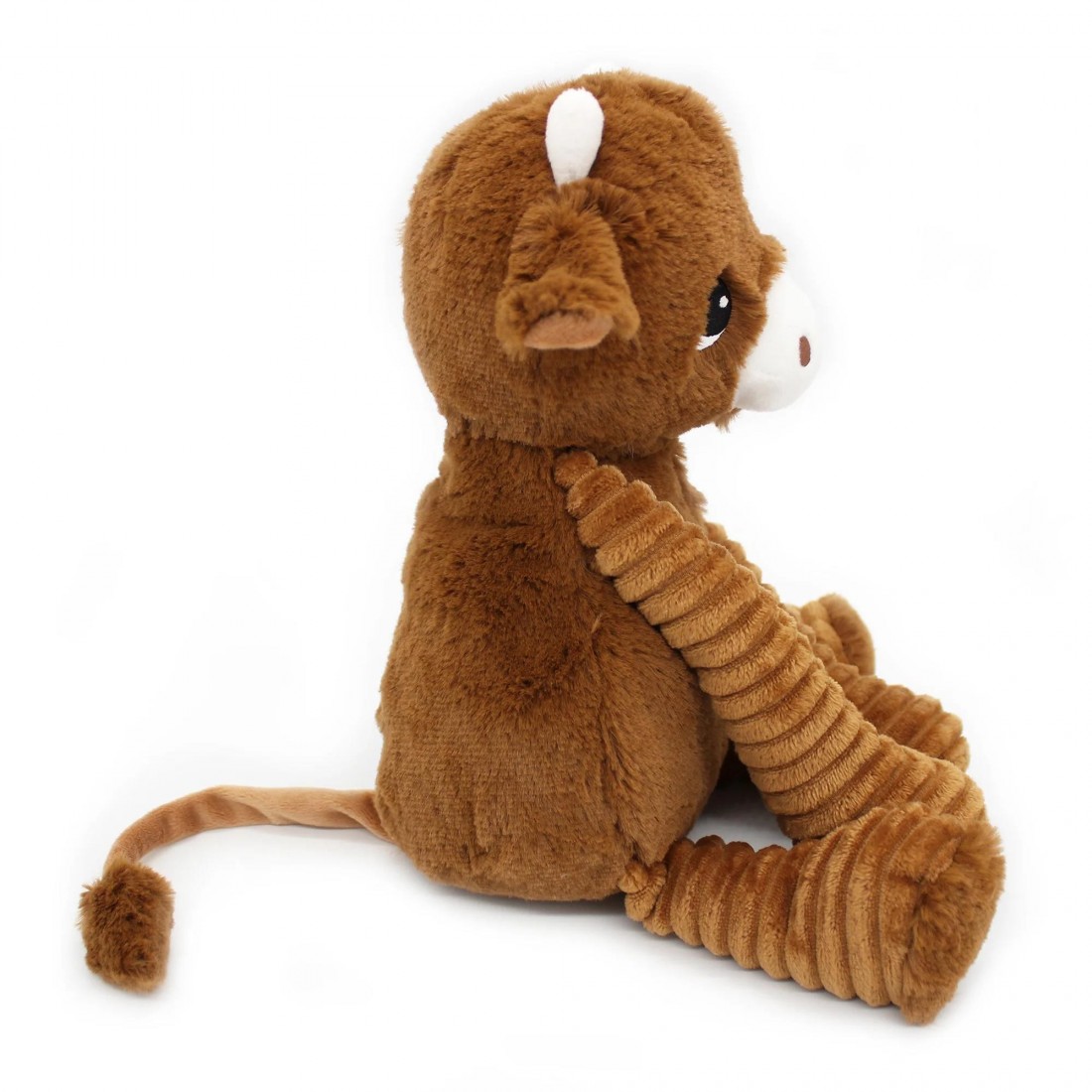 Hindou brown sugar cow soft toy mom and her baby Les Ptipotos 76050 Les Deglingos.