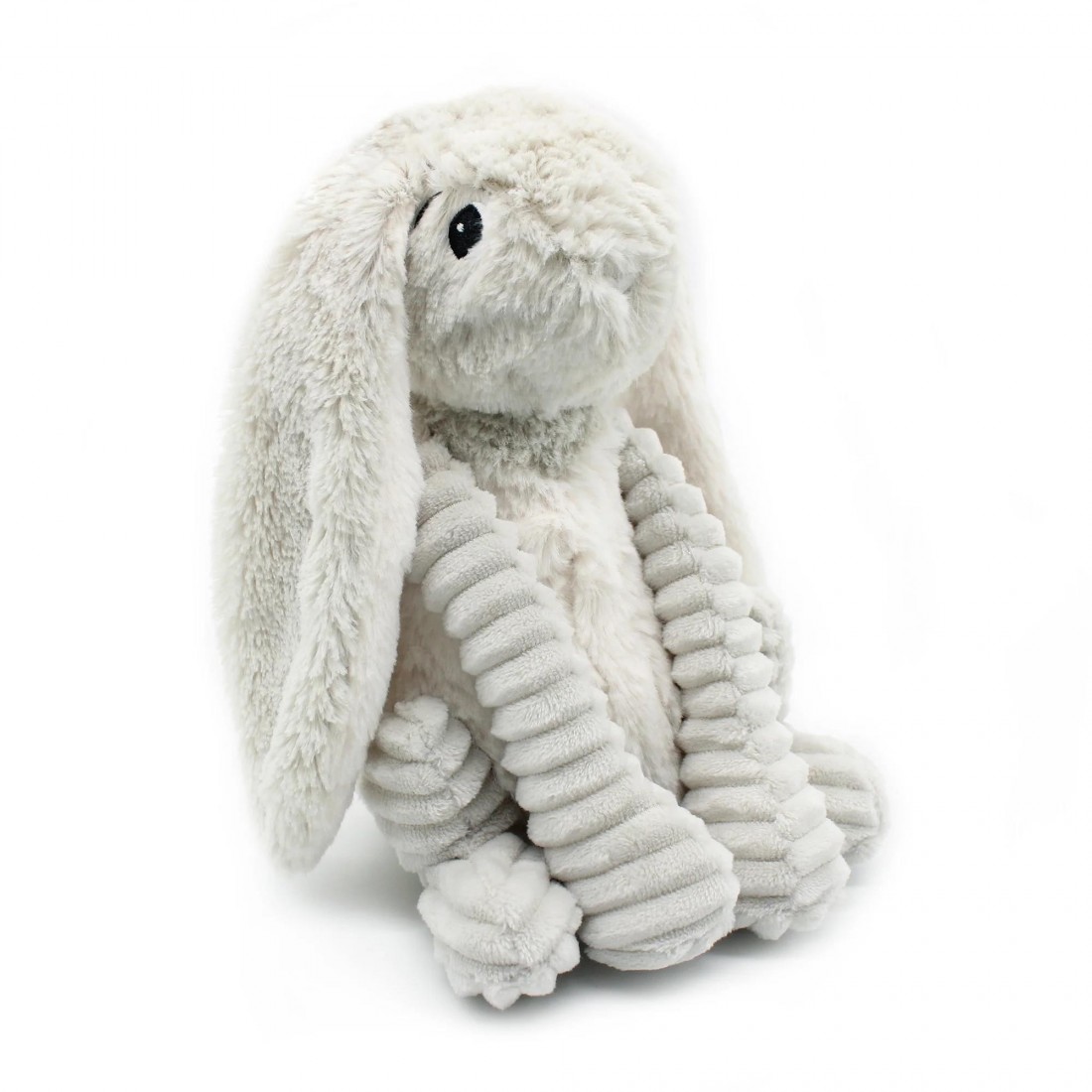 Toudou the rabbit plush toy grey mum and baby Les Ptipotos 74003 Les Deglingos.