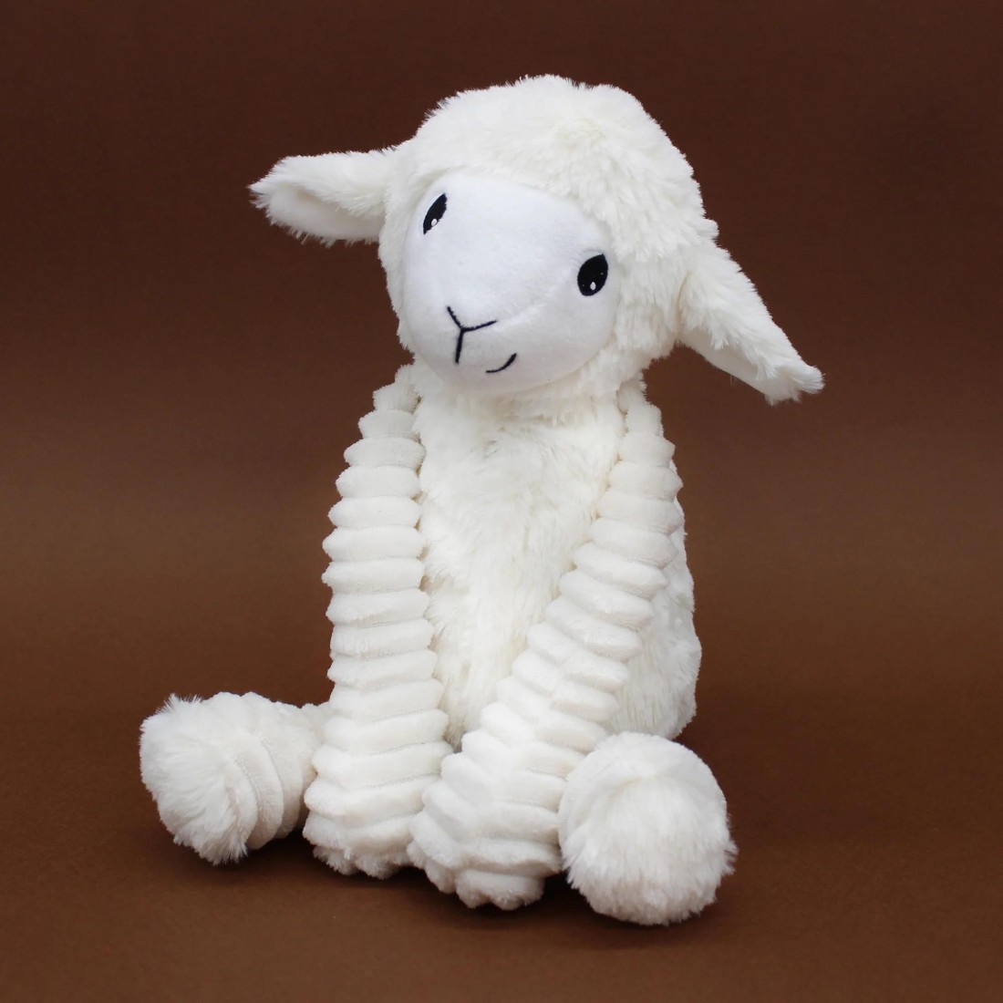 Olou sheep soft toy mom and her white baby Les Ptipotos 76060 Les Deglingos.
