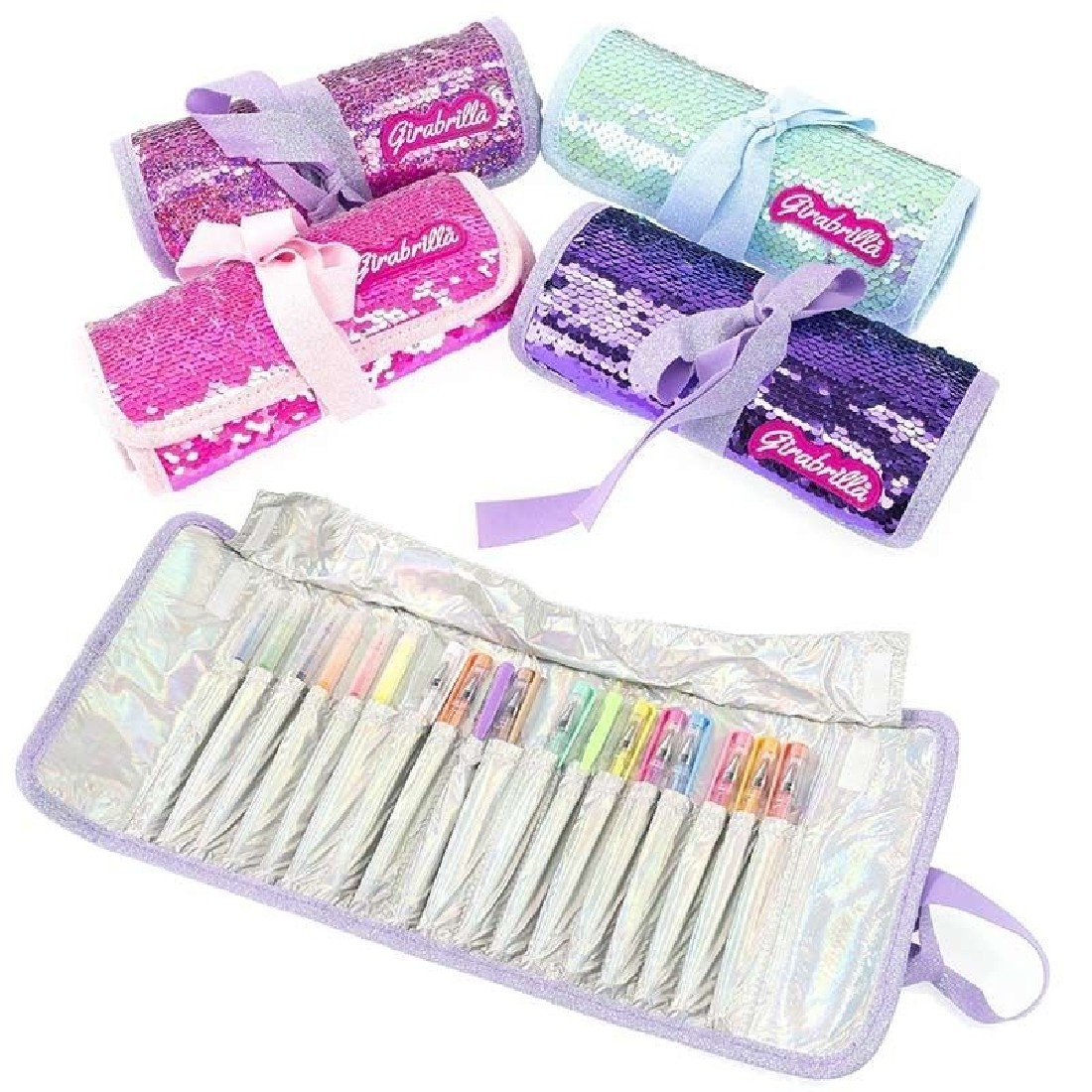 Κασετίνα Γεμάτη 12τμχ. Roll Fuchsia 19015 Girabrilla.