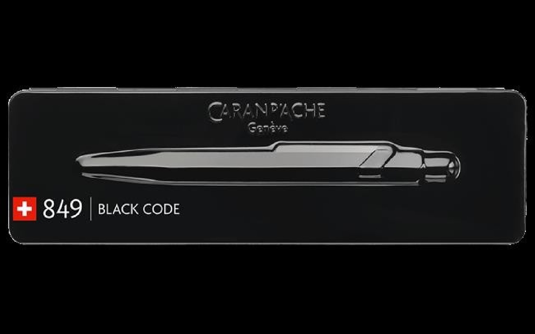 CARAN DACHE 849 with holder Black ballpoint pen 0849.496