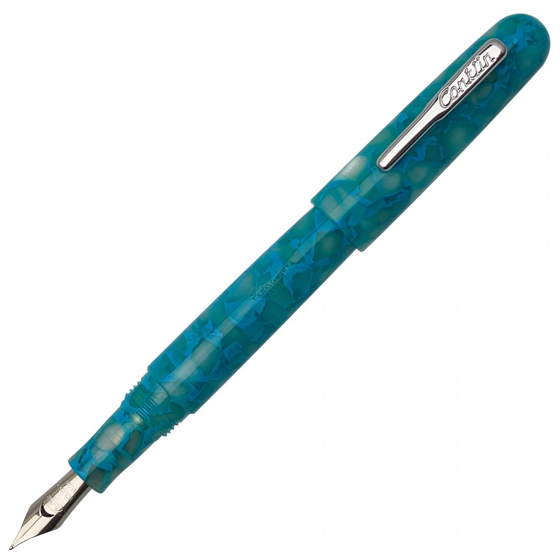 CONKLIN ALL AMERICAN TURQUOISE SERENITY FOUNTAIN PEN