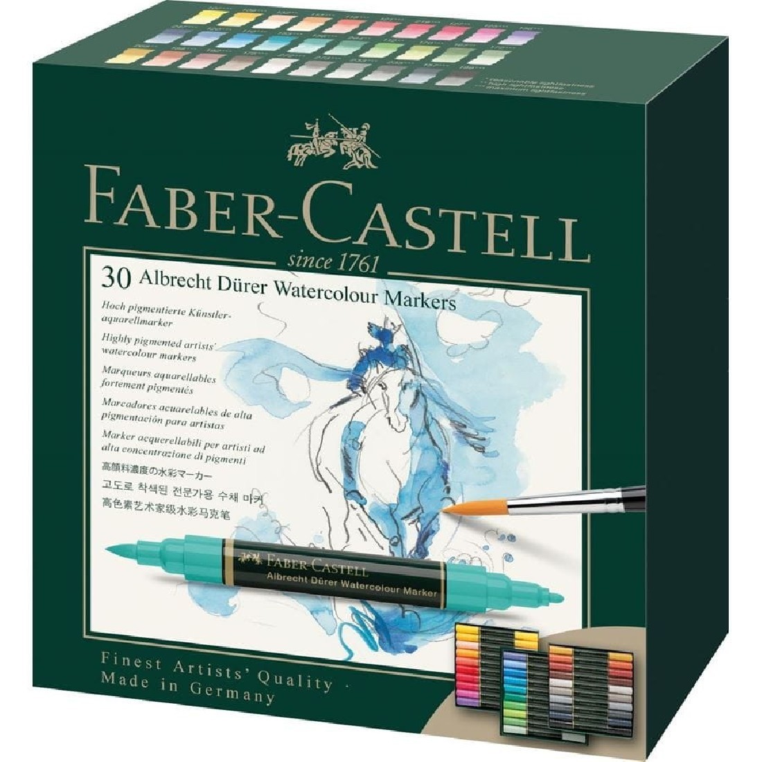 Faber Castell Albrecht Dürer Watercolour Marker, wallet of 30, 160330