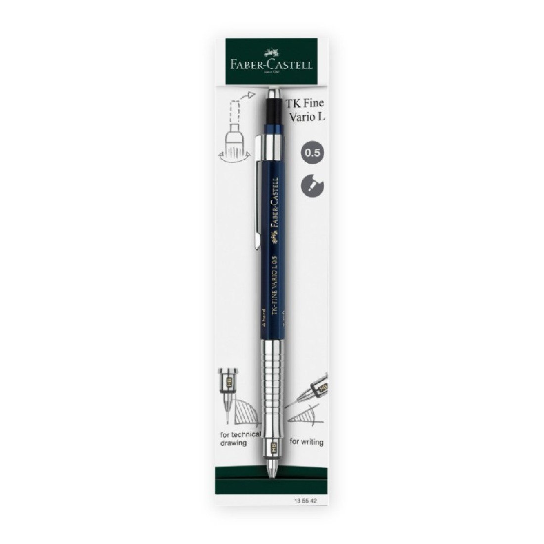 Faber-Castell TK-Fine Vario Mechanical Pencil 0.5 mm Blue, 135542