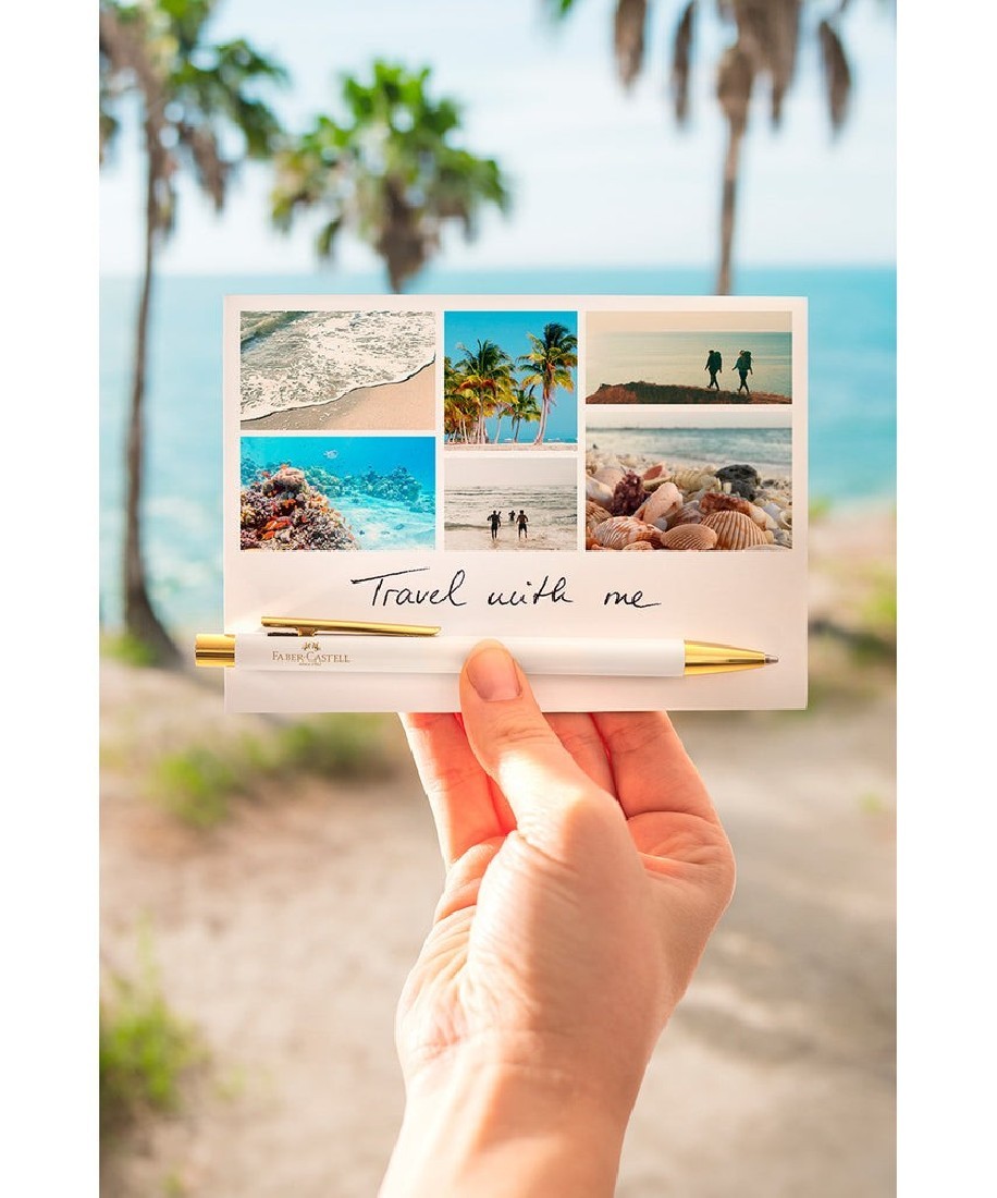 Faber Castell Fountain Pen NEO Slim Gold Marshmallow 141441