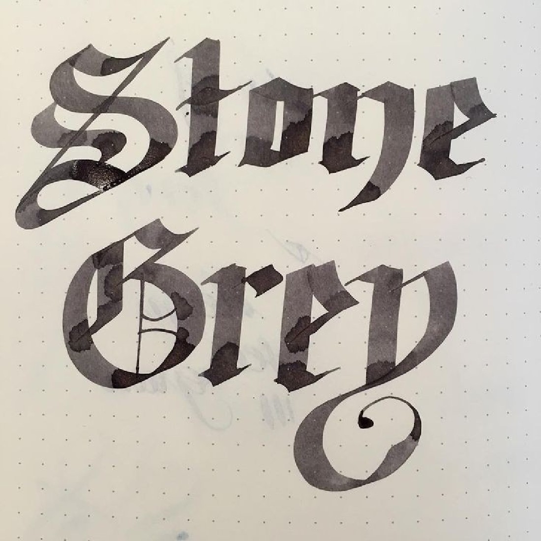 Graf von Faber Castell Stone Grey Fountain Pen Ink 75ml 141003