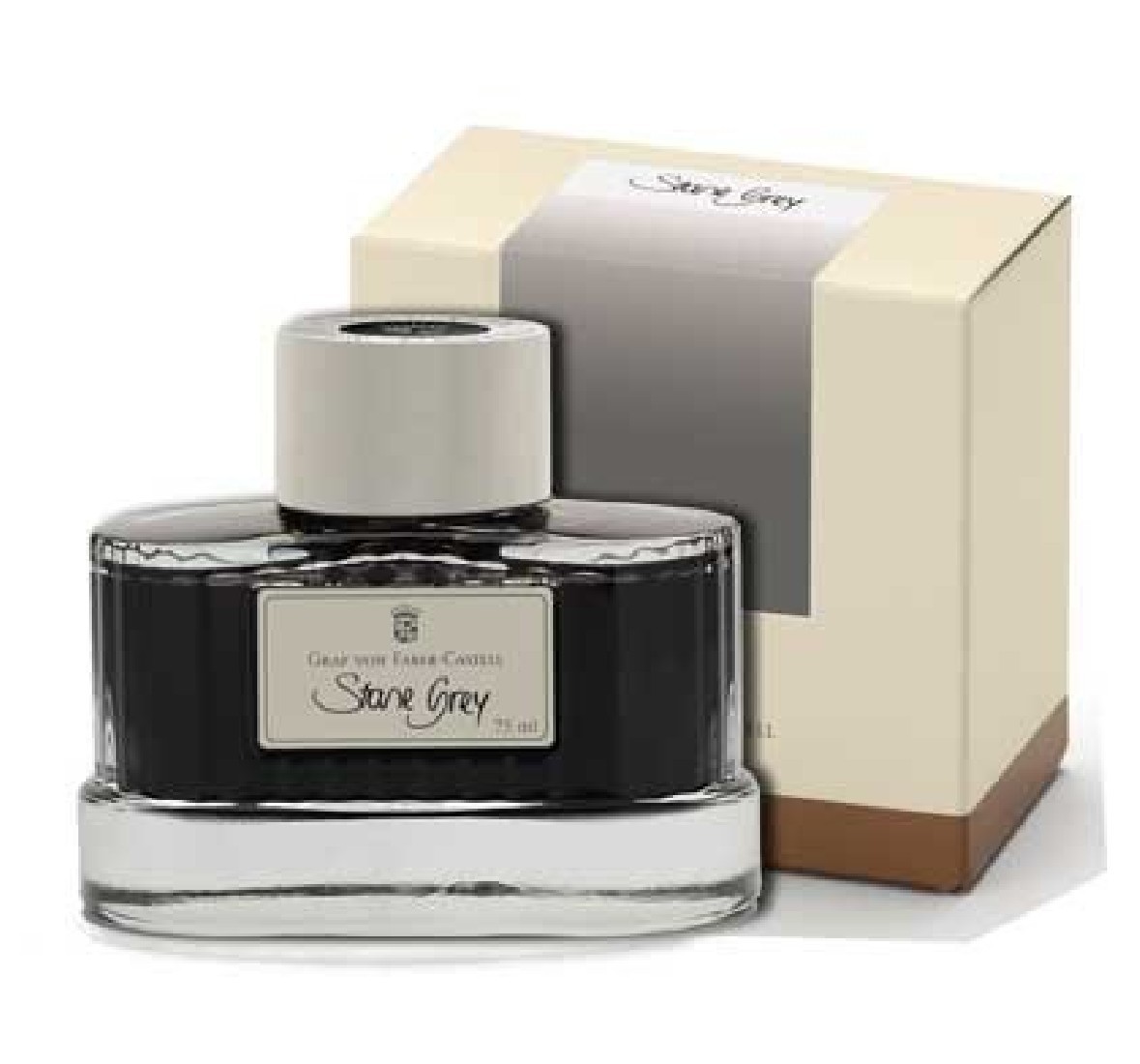 Graf von Faber Castell Stone Grey Fountain Pen Ink 75ml 141003