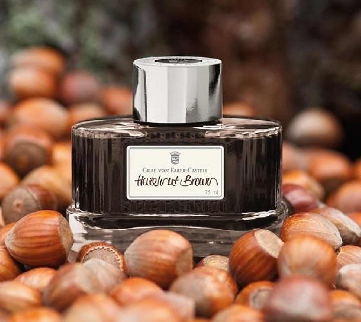 Graf von Faber-Castell Hazelnut Brown 141002 Fountain Pen Ink 75ml