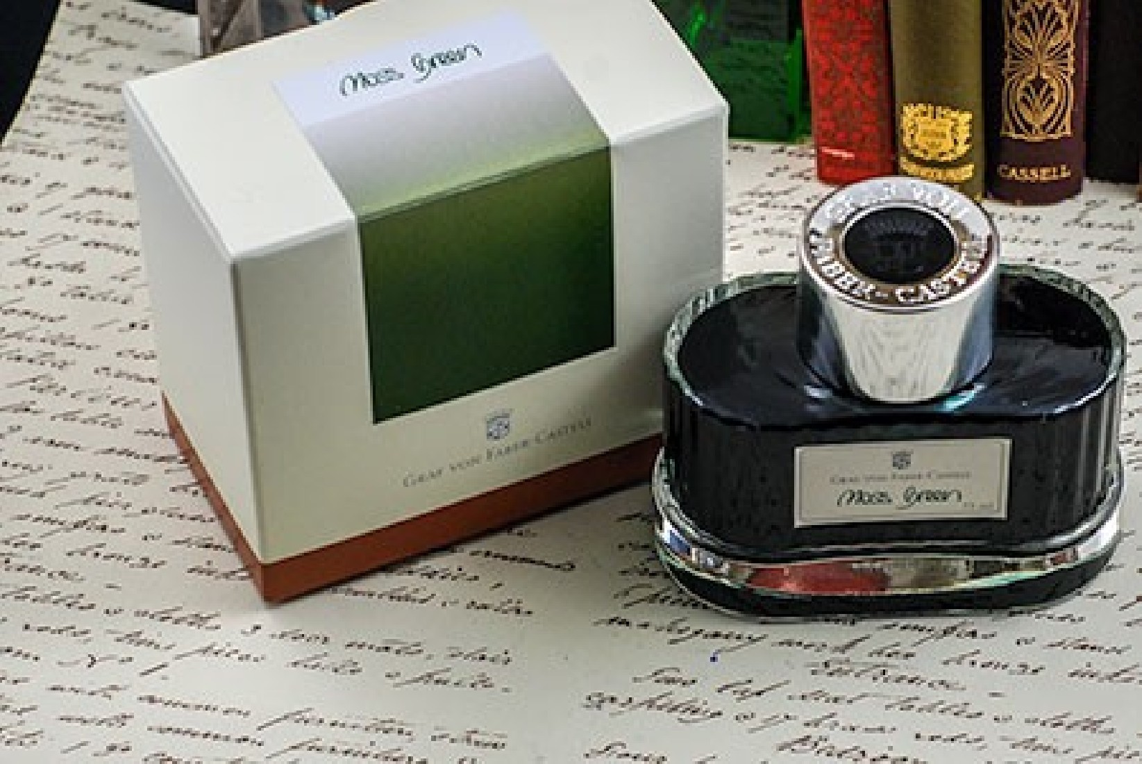 Graf von Faber-Castell Moss Green 141004 Fountain Pen Ink 75ml
