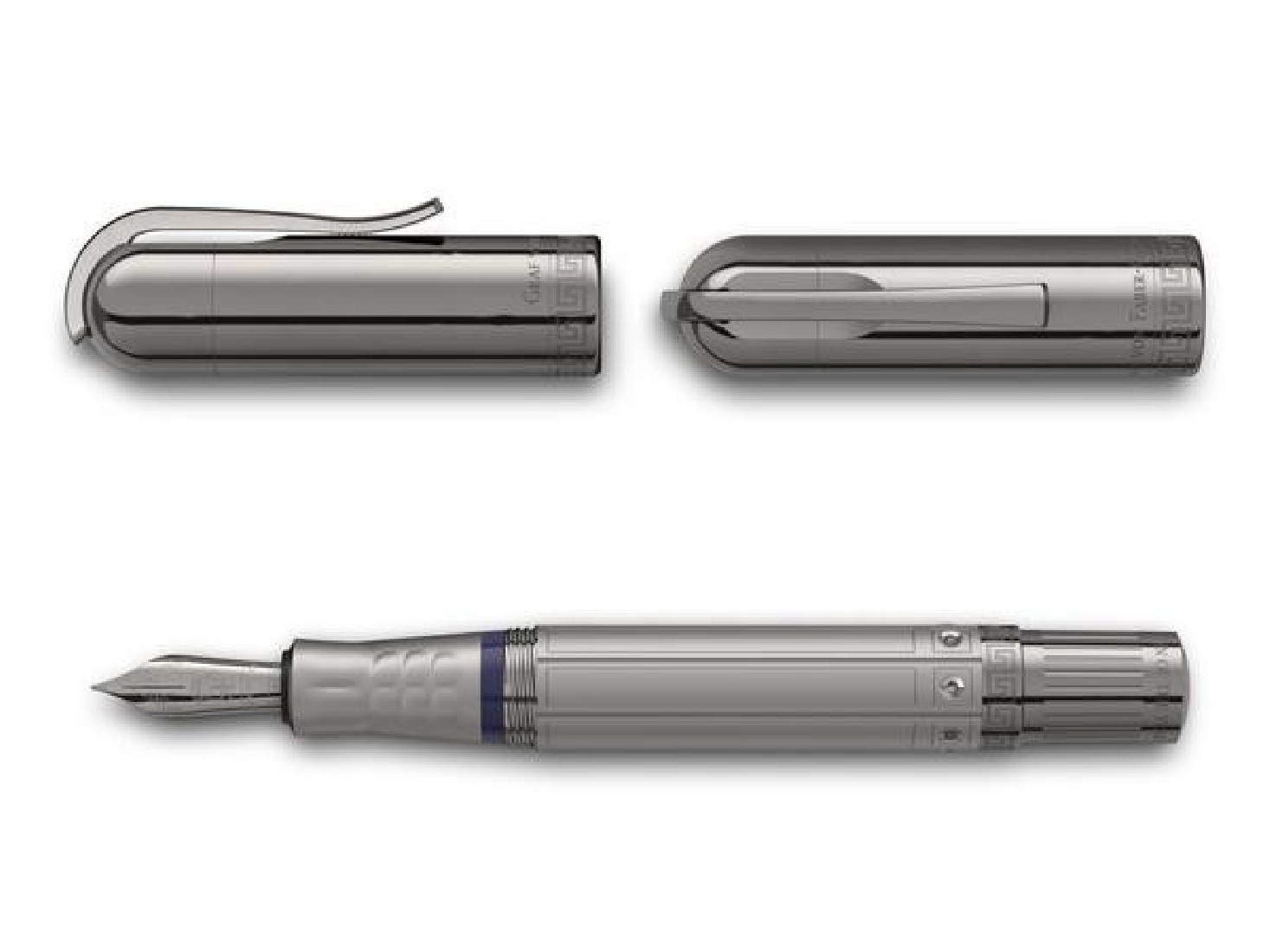 Graf Von Faber Castell Fountain pen Pen of the Year 2020 Ruthenium Sparta