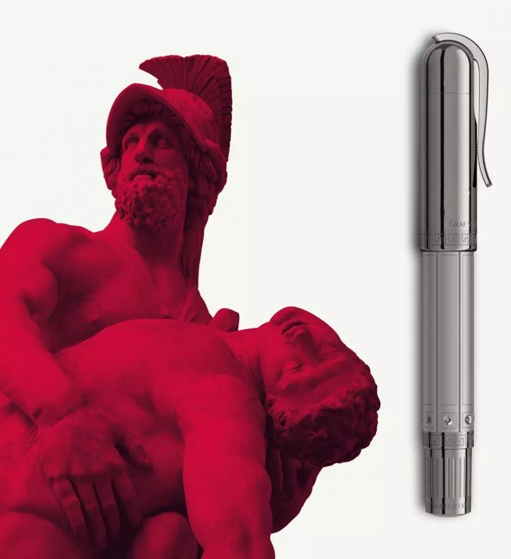 Graf Von Faber Castell Fountain pen Pen of the Year 2020 Ruthenium Sparta