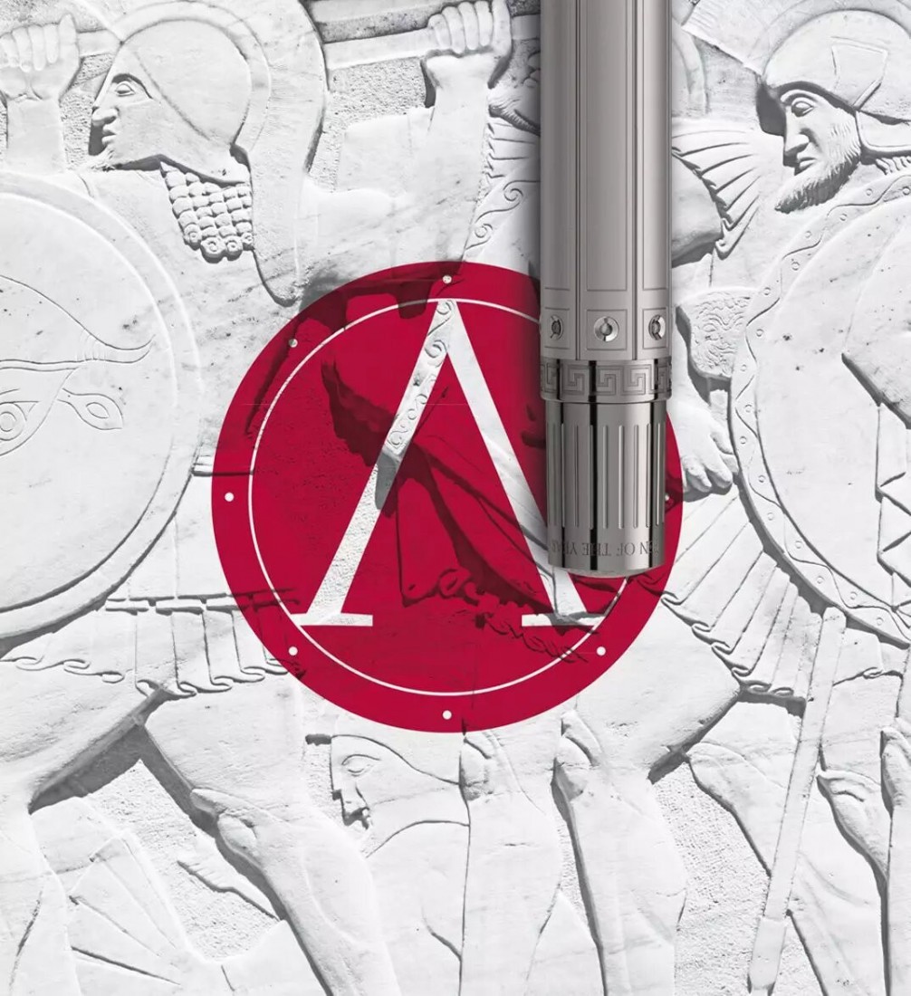 Graf Von Faber Castell Fountain pen Pen of the Year 2020 Ruthenium Sparta