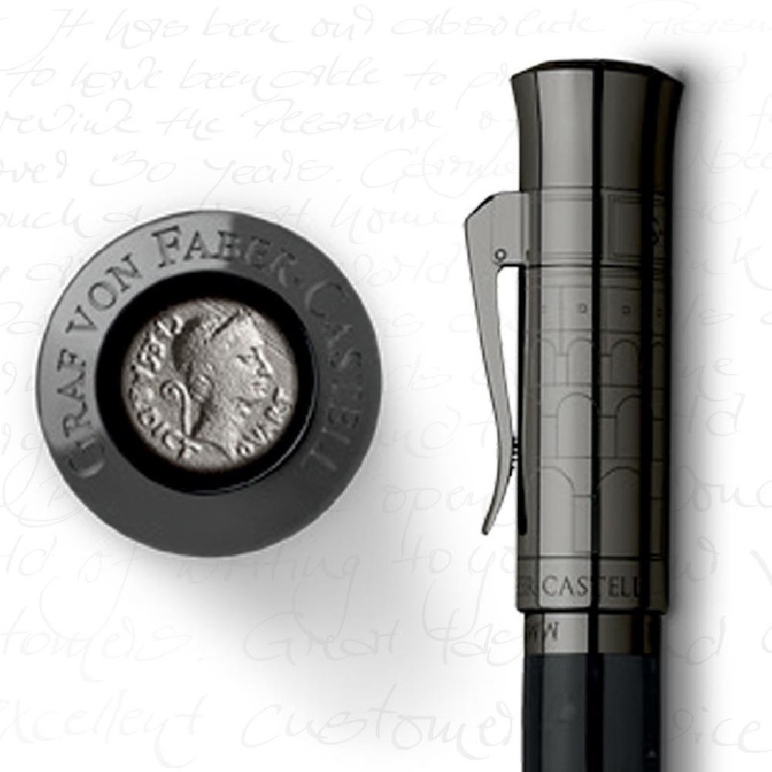 Graf Von Faber Castell Pen of the year 2018 Black Edition Imperium Romanum Fountain Pen