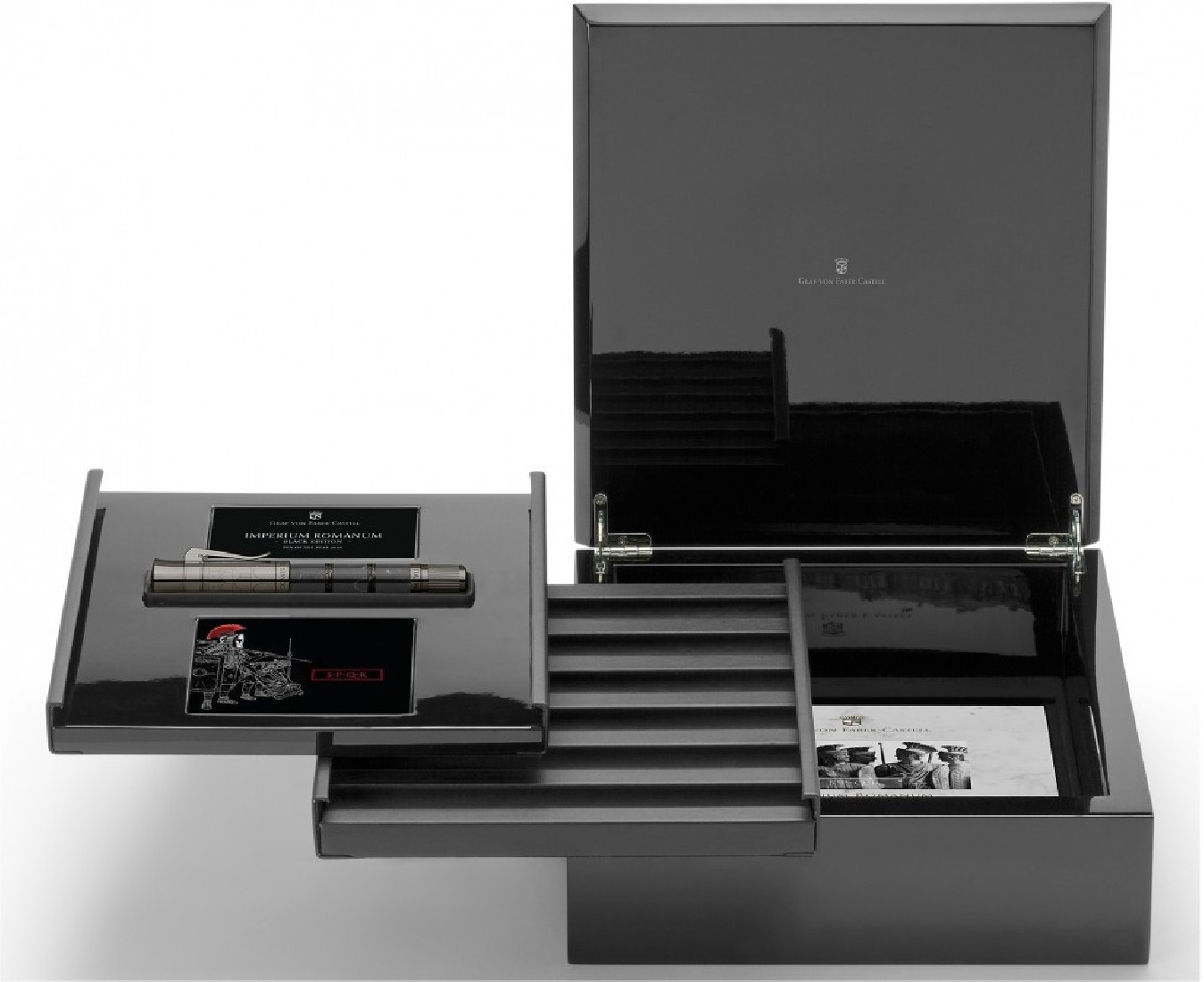 Graf Von Faber Castell Pen of the year 2018 Black Edition Imperium Romanum Fountain Pen