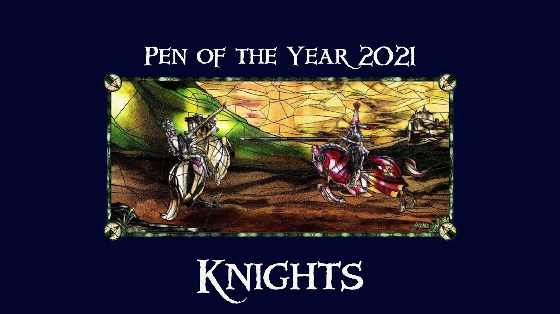 Graf Von Faber Castell pen of the year 2021 Knights fountain pen