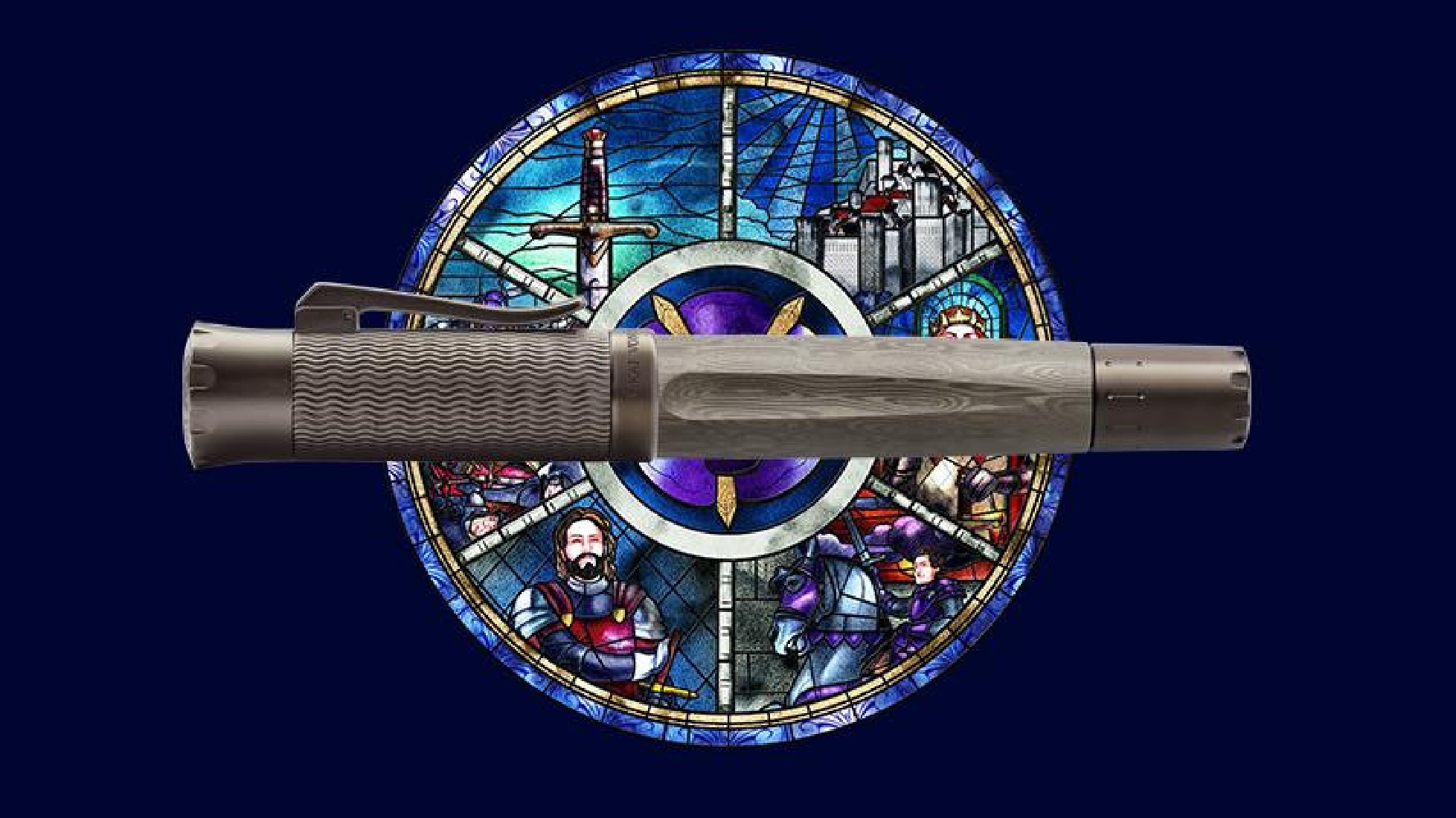 Graf Von Faber Castell pen of the year 2021 Knights fountain pen