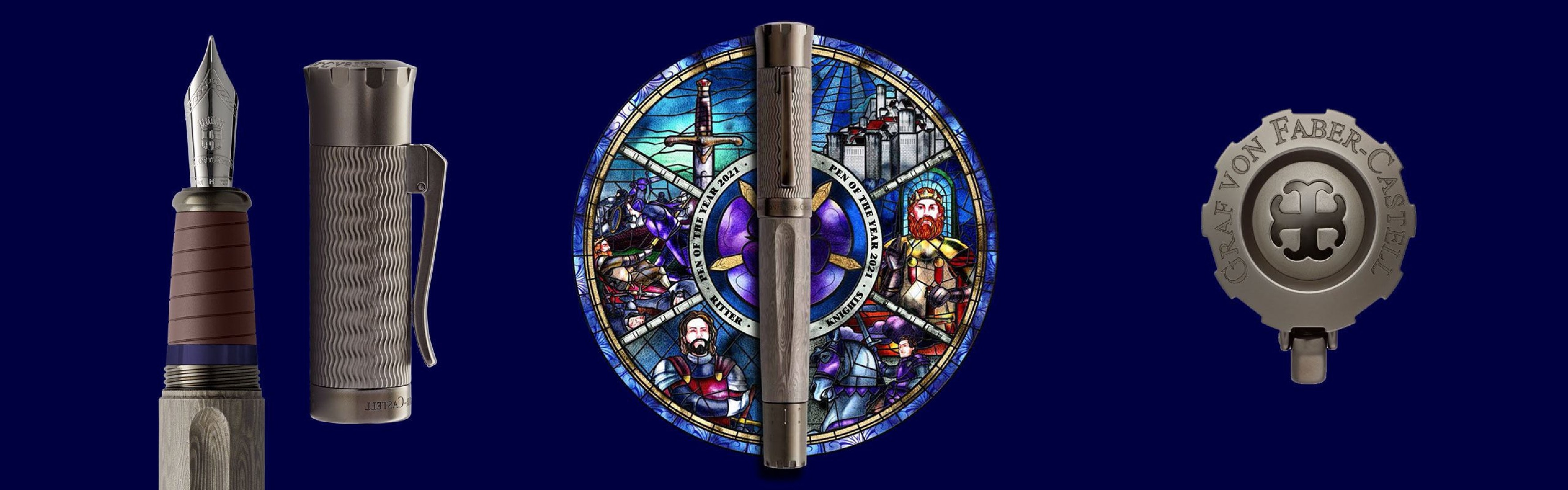 Graf Von Faber Castell pen of the year 2021 Knights fountain pen