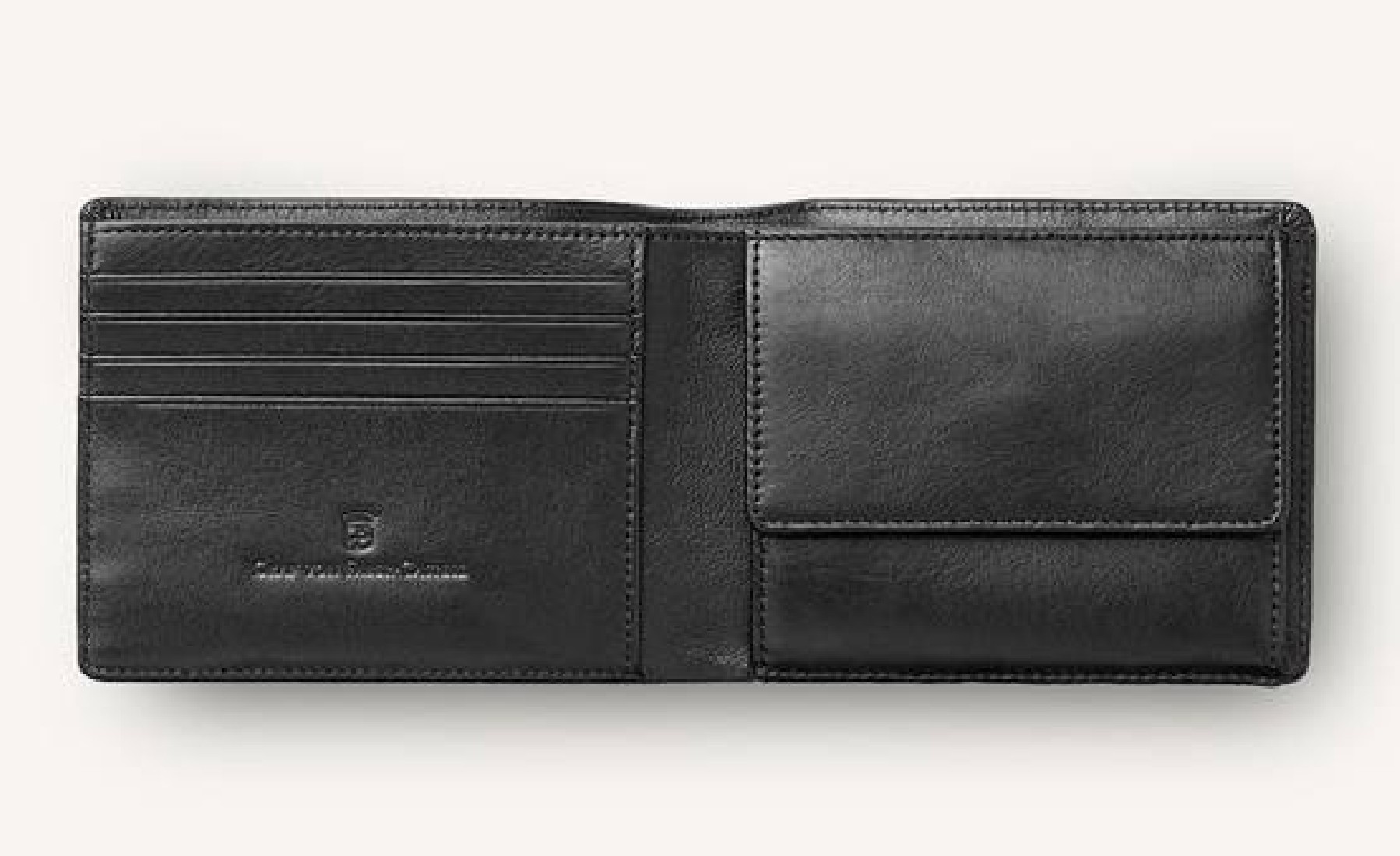 Graf Von Faber Castell Wallet landscape format,  smooth black 118980