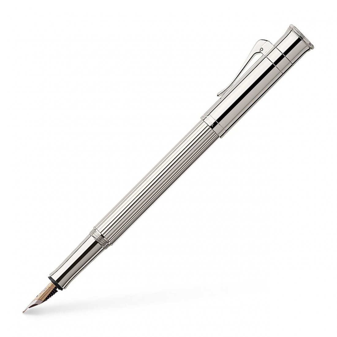 Graf Von Faber Castell Platinum  Plated Fountain Pen 145565