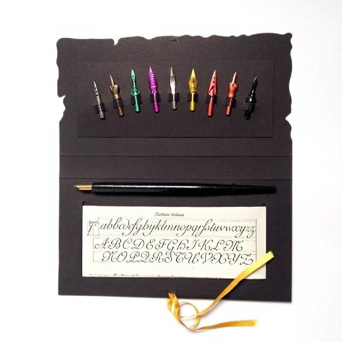 Francesco Rubinato art set 422/B, ξύλινος κονδυλοφόρος με 10 μύτες