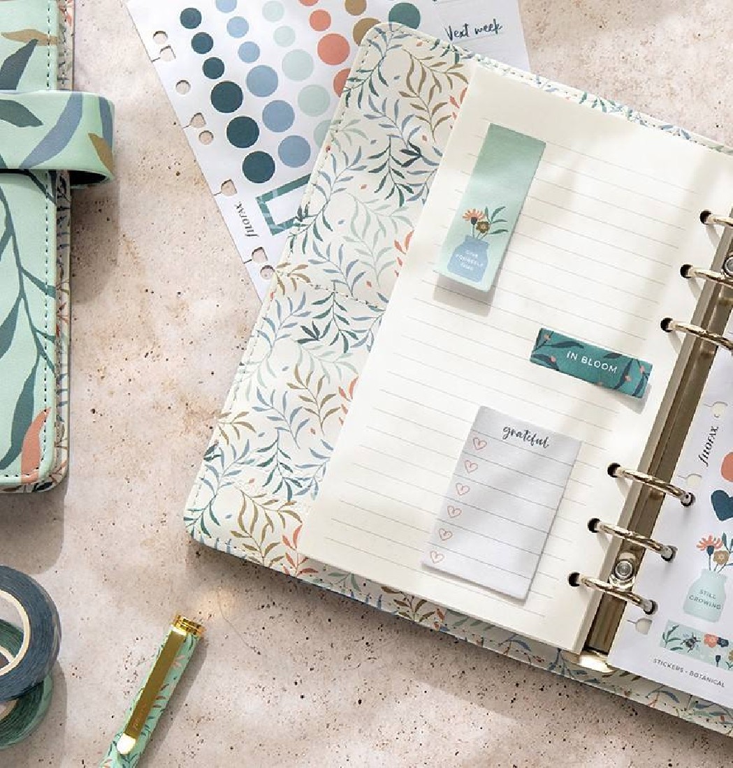 Botanical Sticky Notes 132816 Filofax